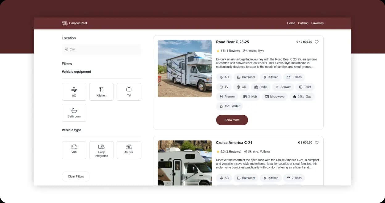 Camper Rent